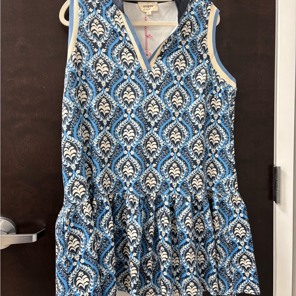 Umgee Navy and White Dress